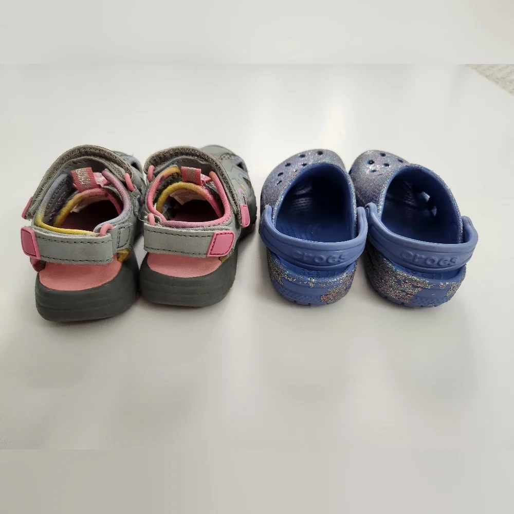 Toddler Baby Girl Shoe Bundle Size 7‎ - 2 Pairs